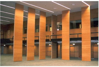 機能ホール操作可能な壁パネルを滑らせる装飾的な音響部屋ディバイダー/