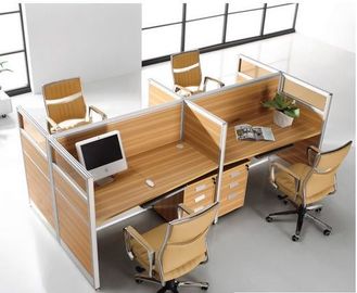 完全な高い地位の家具の仕切り/L及びTはオフィス ワークステーション テーブルを形づけました