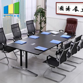 現代オフィス用家具一定MFC板メラミン積層物の会議室のテーブル