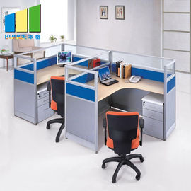 1.5mmの厚さの鋼鉄足を搭載するオフィス用家具の仕切り/オフィス ワークステーション テーブルを作って下さい