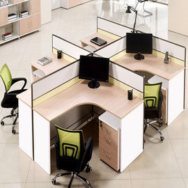 標準サイズのオフィス用家具の仕切り、現代ワークステーション ベンチ