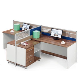 調節可能な4人のオフィス ワークステーション/モジュラー オフィス用家具のキュービクル