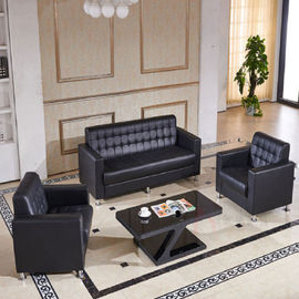 優雅な、Endurable管理の現代黒い革オフィスまたはホテルのソファーの椅子