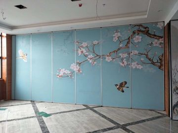 ホテルのための倒れる風景画の革木の移動可能な隔壁