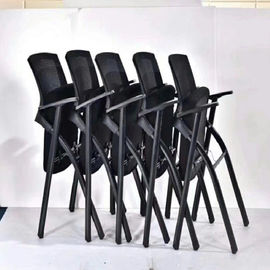 Armless折り畳み式のスタッフの金属フレーム/それゆえに机椅子が付いている人間工学的のオフィスの椅子