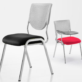 背部/訓練の椅子を積み重ねる執筆板プラスチック網が付いているカスタマイズされた人間工学的のオフィスの椅子