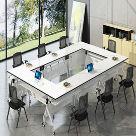 木の圧延の折る会議室のテーブル/学校事務所の家具