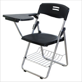 学校学生の執筆会議のパッドのテーブルのプラスチック本のバスケットが付いている折る訓練の椅子