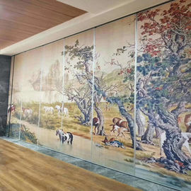 65MMの会議室およびオフィスのための現代滑走の壁のDiyによって塗られる移動可能な隔壁