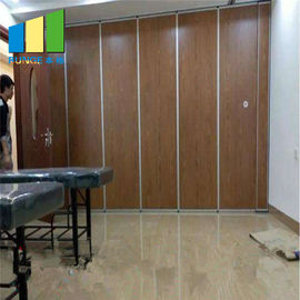 学校のアルミニウム フレームの教室のための仕切りのドアを滑らせる移動可能な隔壁