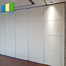 会議場のための防音の引き戸の操作可能な音響の折り畳み式の仕切りの移動可能な壁