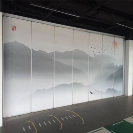 Ebungeの高級なレストランのための移動可能な隔壁の操作可能な壁の景色の印刷表面