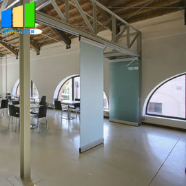 3つのmの高さのFramelessガラス折れ戸を滑らせる移動可能な隔壁のガラス壁のオフィス