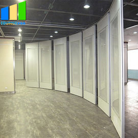 画廊のためのタイプ80引き込み式部屋ディバイダーの防音の隔壁アルミニウム フレームの移動可能な隔壁