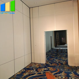 500mmの幅のホテルの仕切りのドアのフィリピンの折り畳み式の壁のディバイダーを動かす折る隔壁