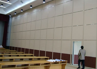 会議場のための生地MDFの堅いカバーが付いている移動可能な部屋ディバイダーの操作可能な壁