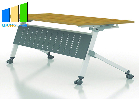 オフィス用家具および学校の机車輪が付いている折り畳み式の訓練部屋のテーブル