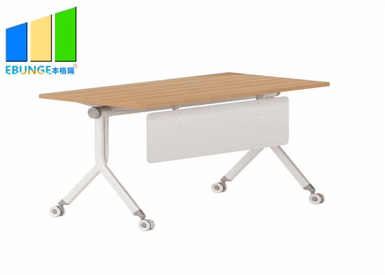 会議室の積み重ね可能な折る会合テーブルのオフィスの移動可能な訓練の机