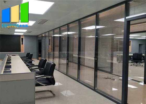 アルミニウム フレームの防音のガラス仕切りの完全な高さのオフィスの壁のディバイダー