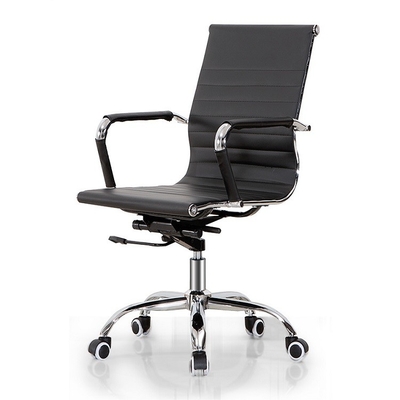 現代高い背部PUの革回転調節の支配人室の椅子