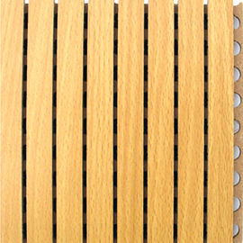 騒音吸収性繊維ポリエステル映画館のための木の吸音力の壁パネル