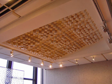Qrdの木製の壁Ppaneling/音響の拡散器は正方形の端の処置にパネルをはめます