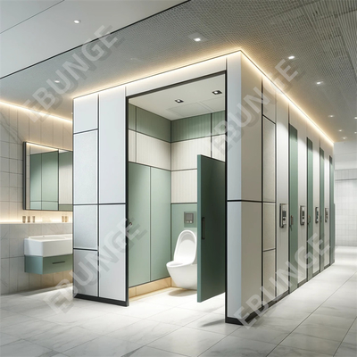 高衝撃耐性 高交通地域のための近代的な公共トイレの隔壁