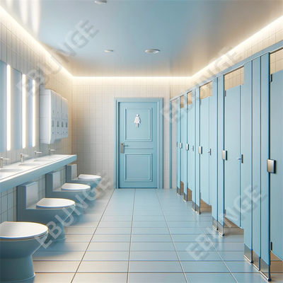 高圧ラミネート トイレの隔壁 簡単で迅速な設置 摩擦や衝撃に耐える