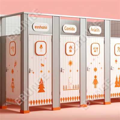 カスタマイズされたデザインオプションのサポート トイレの分隔器のためのトイレのキュービック