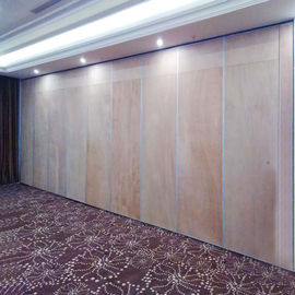 メラミン板移動可能な隔壁、折る会議室仕切りのドアを滑らせます
