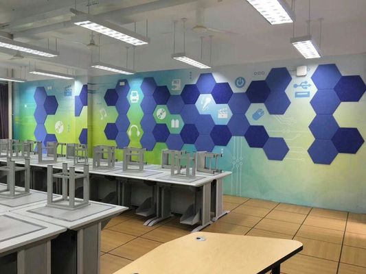 環境に優しいポリエステル繊維の音響パネル