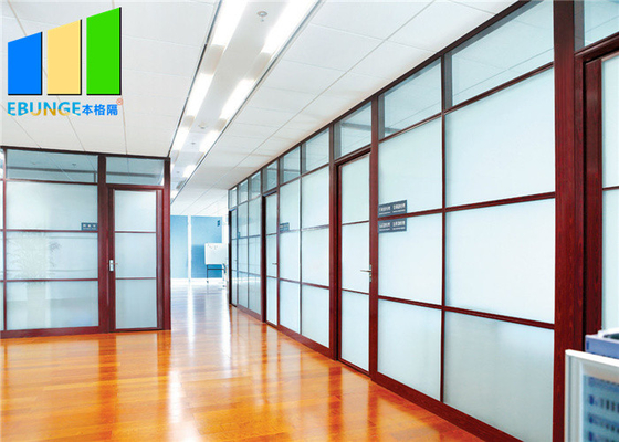 アルミニウム フレームの防音のガラス仕切りの完全な高さのオフィスの壁のディバイダー